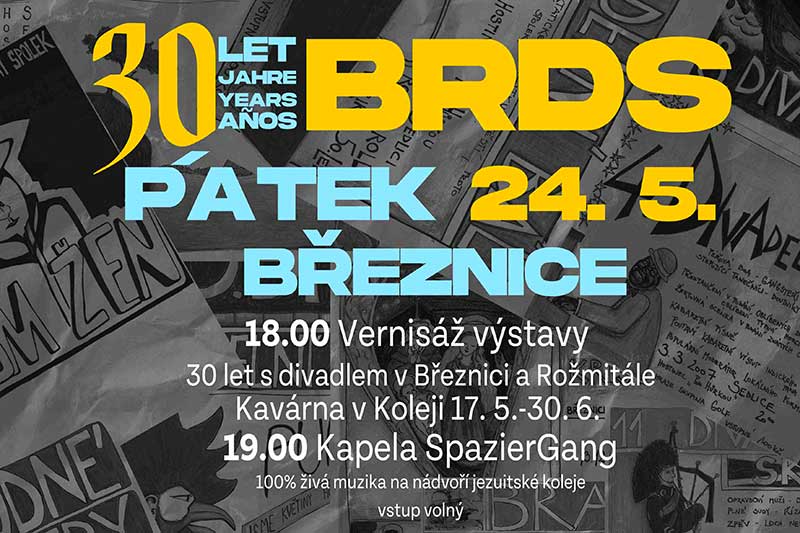 Vernisáž výstavy 30 let s divadlem v Březnici a Rožmitále