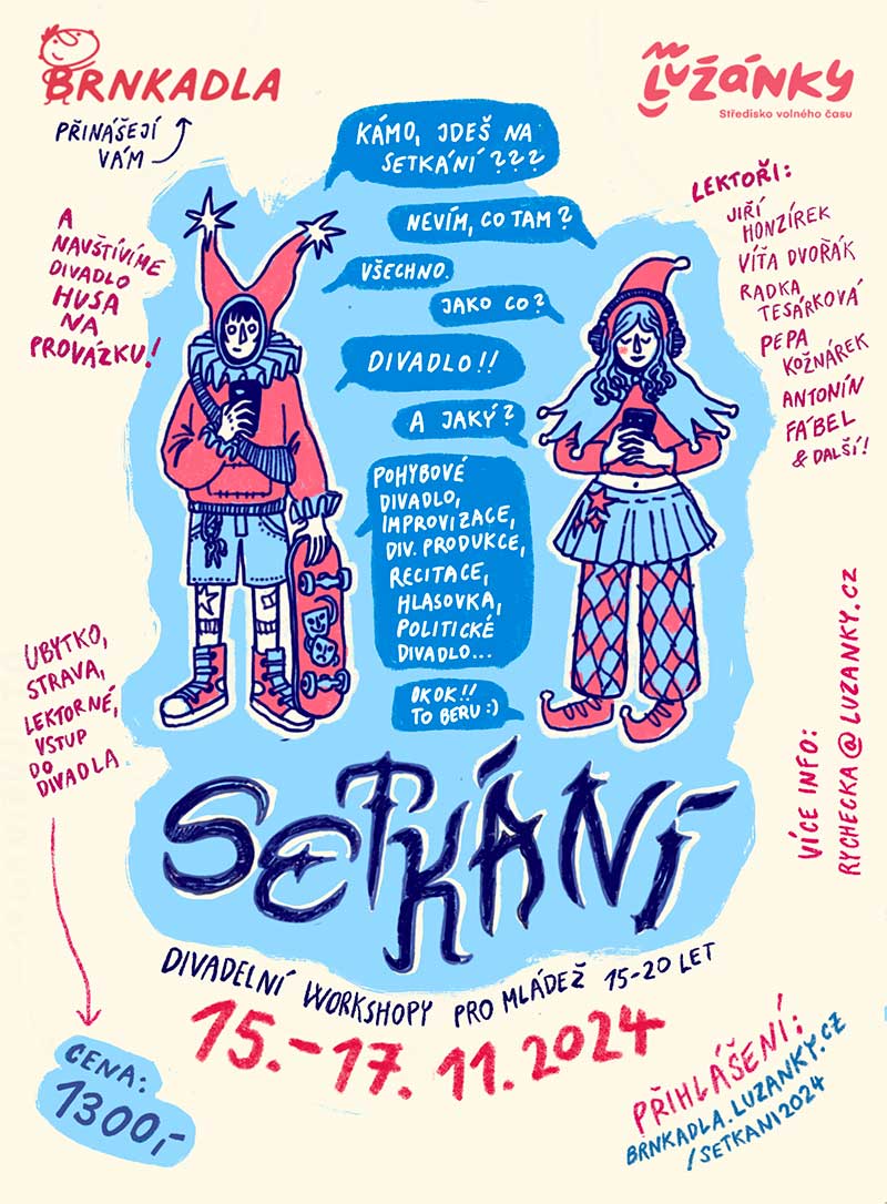 Setkání – workshopy pro mladé divadelníky